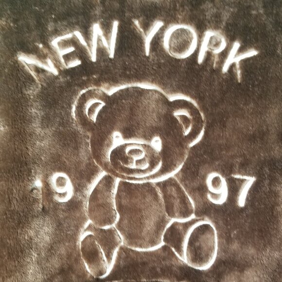 No Comment Faux Fur Brown Sweatshirt Women's Plus Size 2X Soft Cozy Bear - Picture 4 of 6